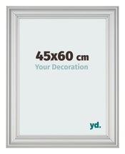 Photo Frame 45x60cm Silver Matte MDF Lazio Front Size | Yourdecoration.com