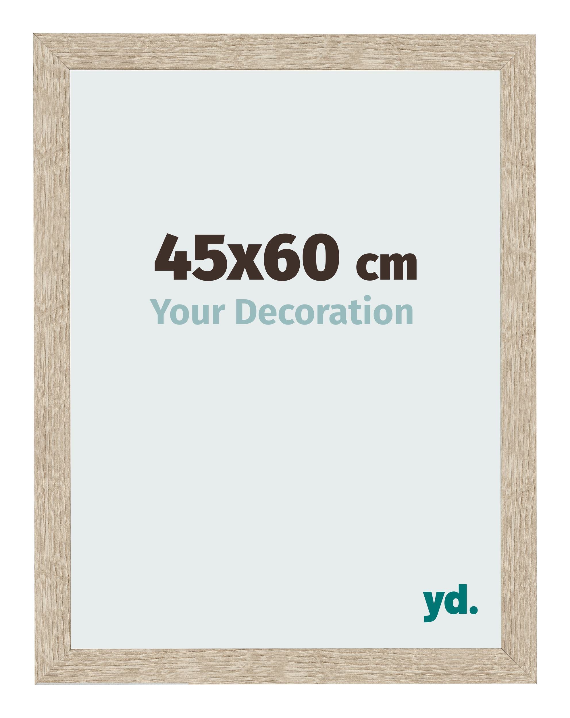 Photo Frame 45x60cm Sonoma Oak MDF Bologna Front Size | Yourdecoration.com