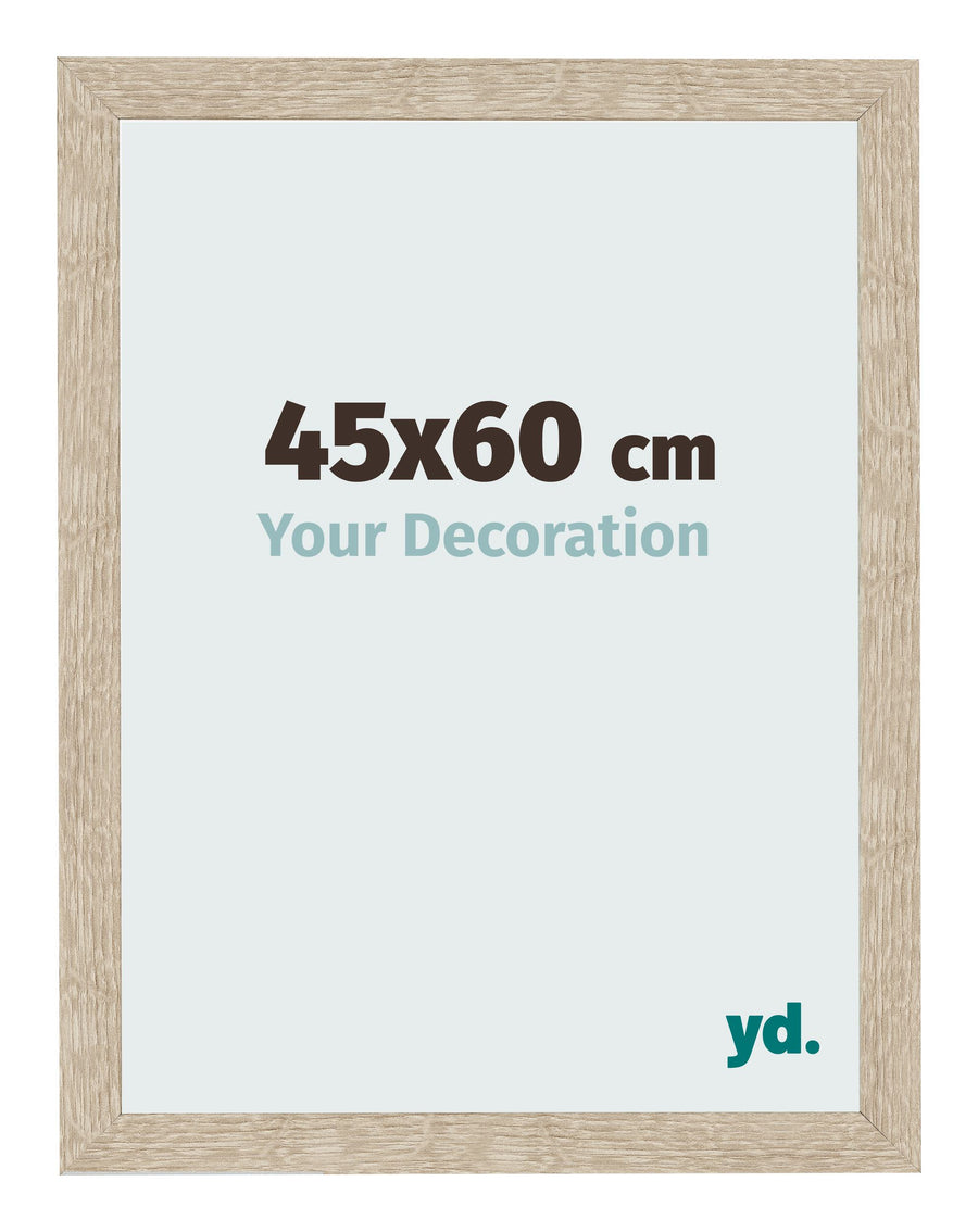 Photo Frame 45x60cm Sonoma Oak MDF Bologna Front Size | Yourdecoration.com