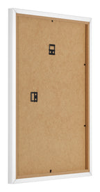Photo Frame 45x60cm White Matte MDF Bologna Back Oblique | Yourdecoration.com