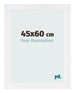 Photo Frame 45x60cm White Vintage MDF Pisa Front Size | Yourdecoration.com