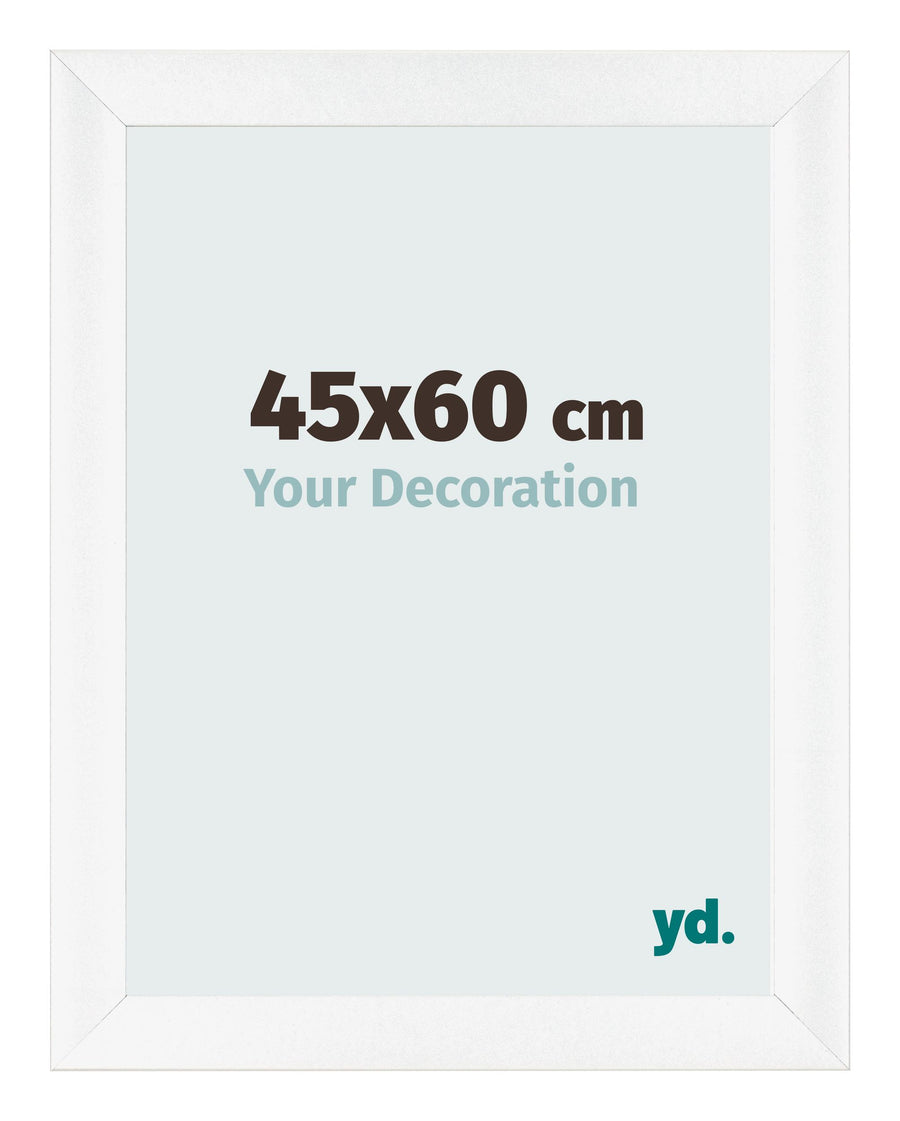 Photo Frame 45x60cm White Vintage MDF Pisa Front Size | Yourdecoration.com