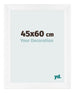 Photo Frame 45x60cm White Vintage MDF Pisa Front Size | Yourdecoration.com