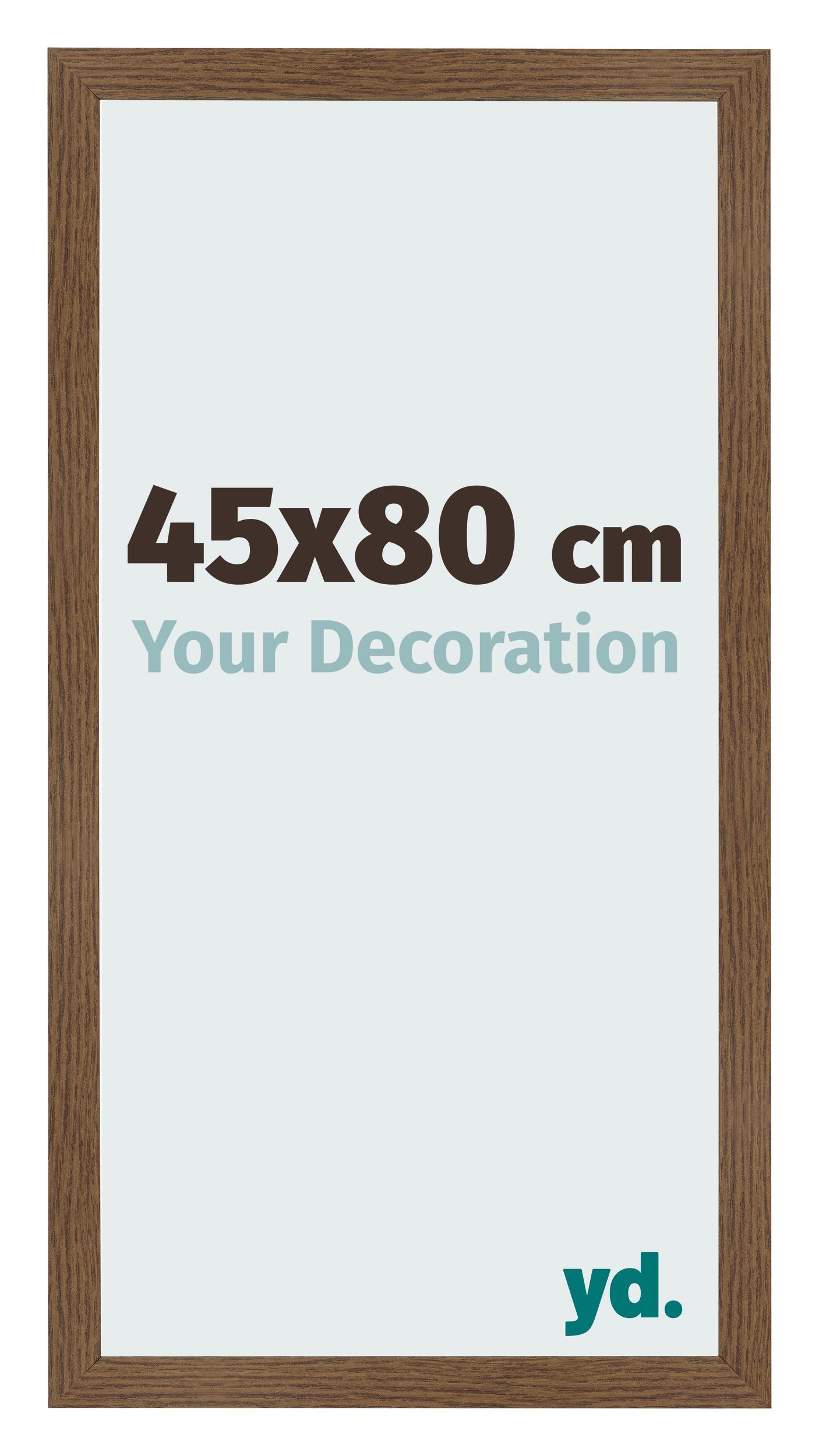 Photo Frame 45x80 cm Oak Rustic MDF Bologna Front Size | Yourdecoration.com