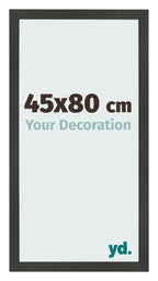 Photo Frame 45x80cm Anthracite MDF Bologna Front Size | Yourdecoration.com