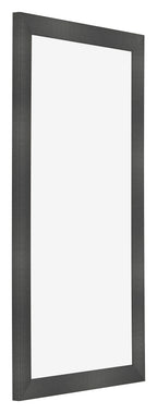 Photo Frame 45x80cm Black Silver Polished MDF Pisa Front Oblique | Yourdecoration.com