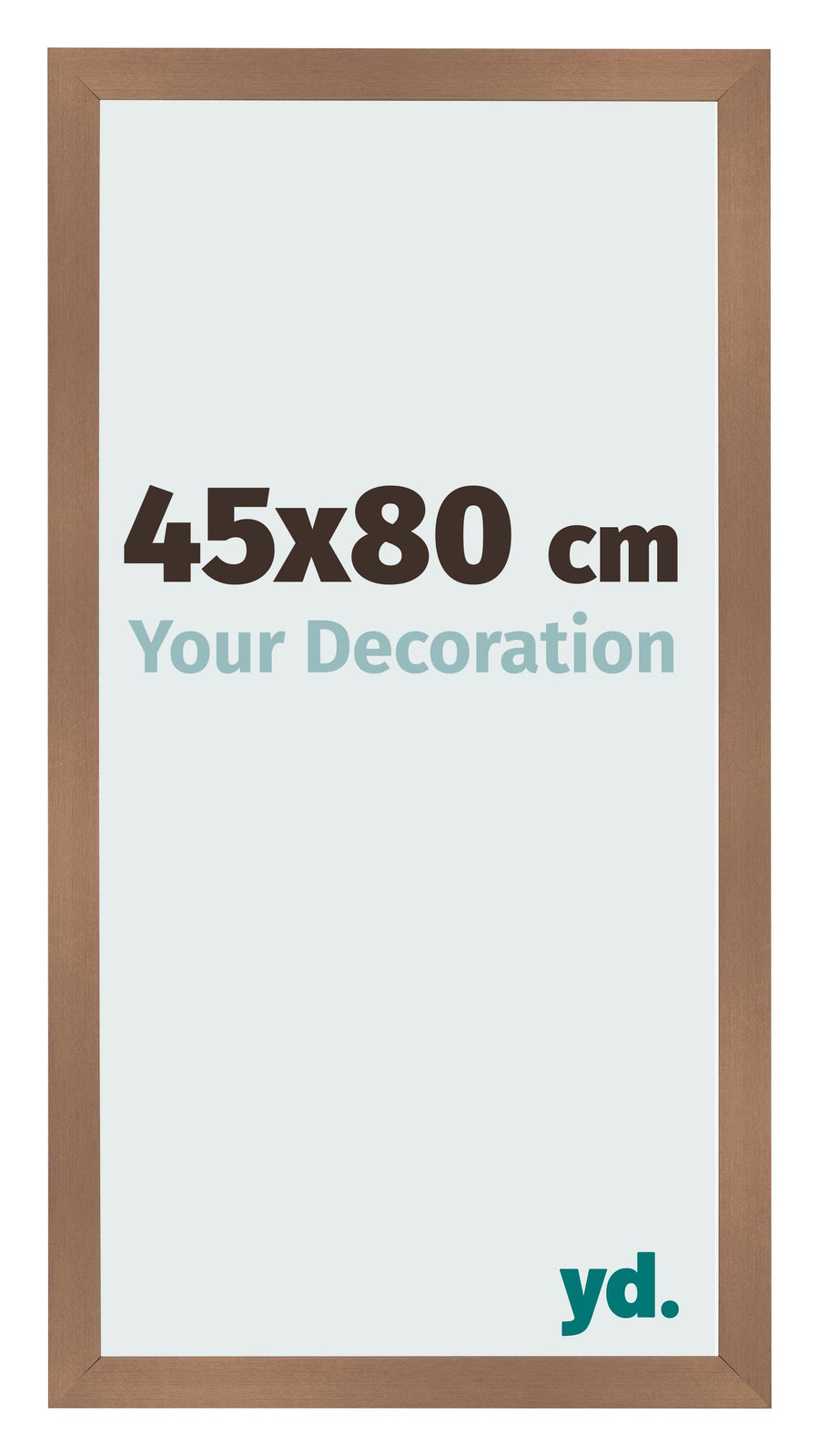 Photo Frame 45x80cm Copper Design MDF Bologna Front Size | Yourdecoration.com