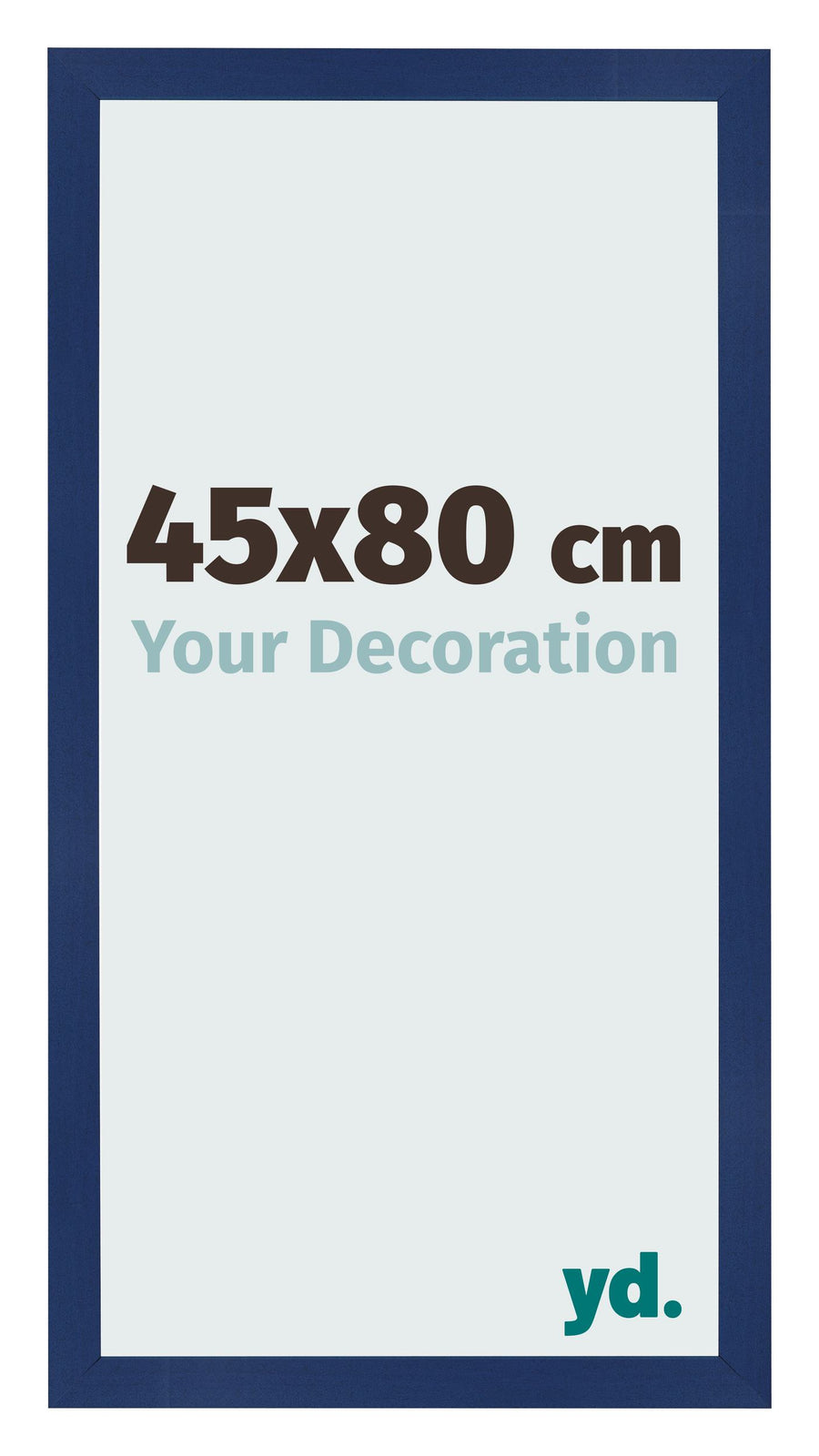 Photo Frame 45x80cm Dark Blue Swept MDF Bologna Front Size | Yourdecoration.com