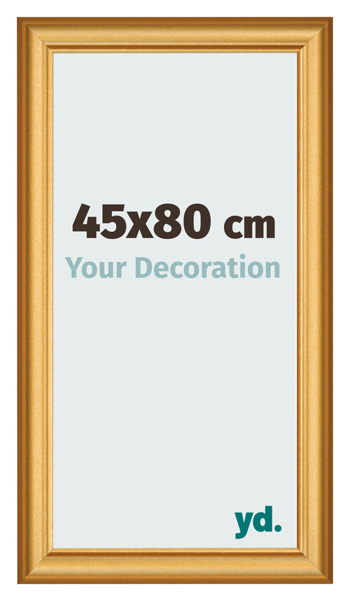 Photo Frame 45x80cm Gold Matte MDF Lazio Front Size | Yourdecoration.com