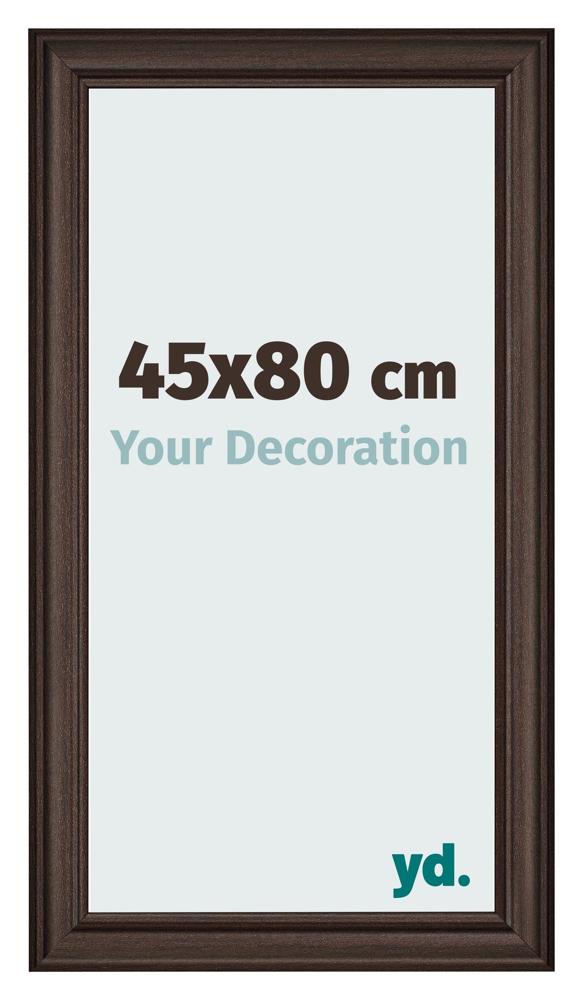 Photo Frame 45x80cm Oak Dark MDF Lazio Front Size | Yourdecoration.com