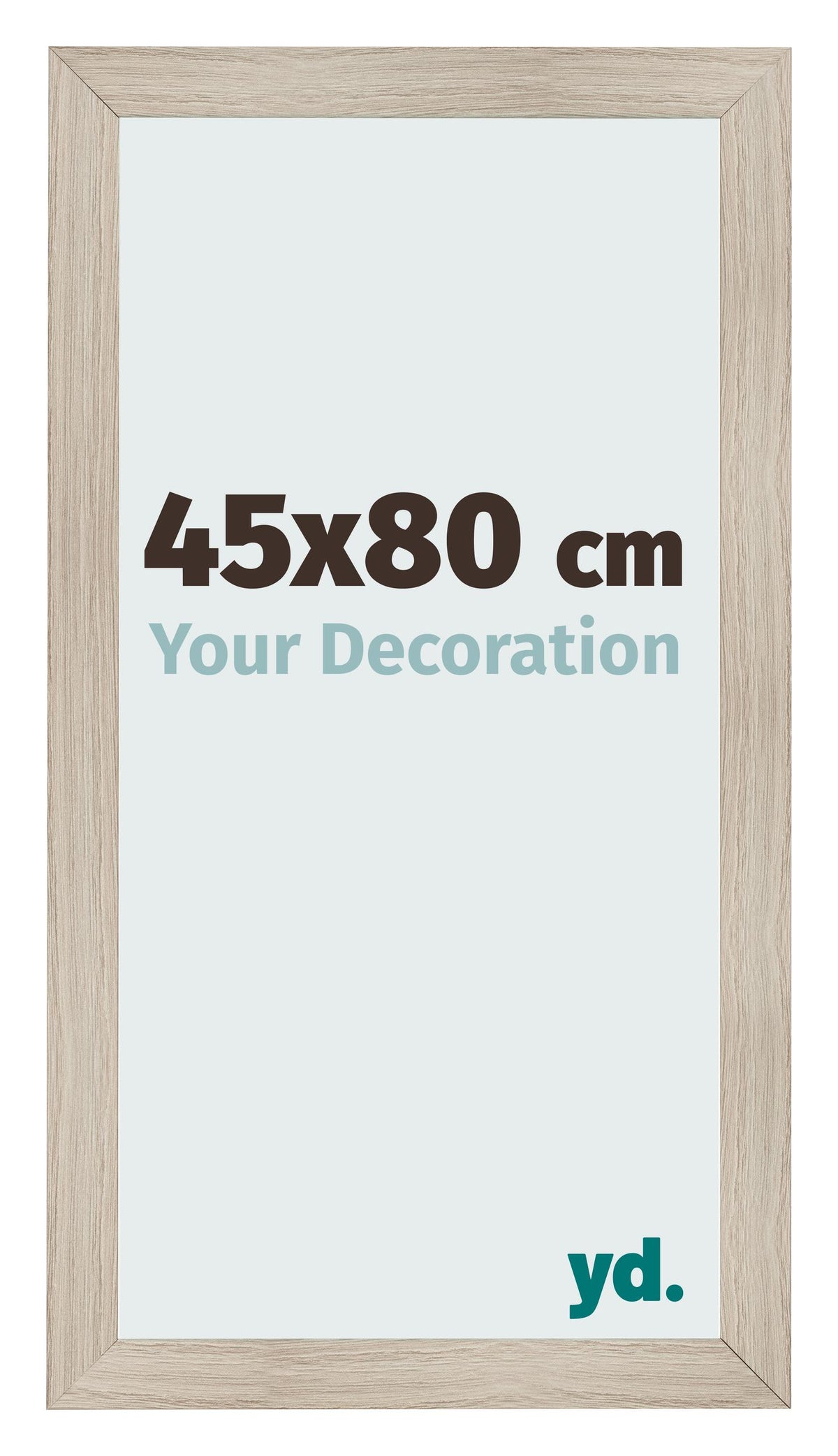 Photo Frame 45x80cm Oak Rustic MDF Pisa Front Size | Yourdecoration.com