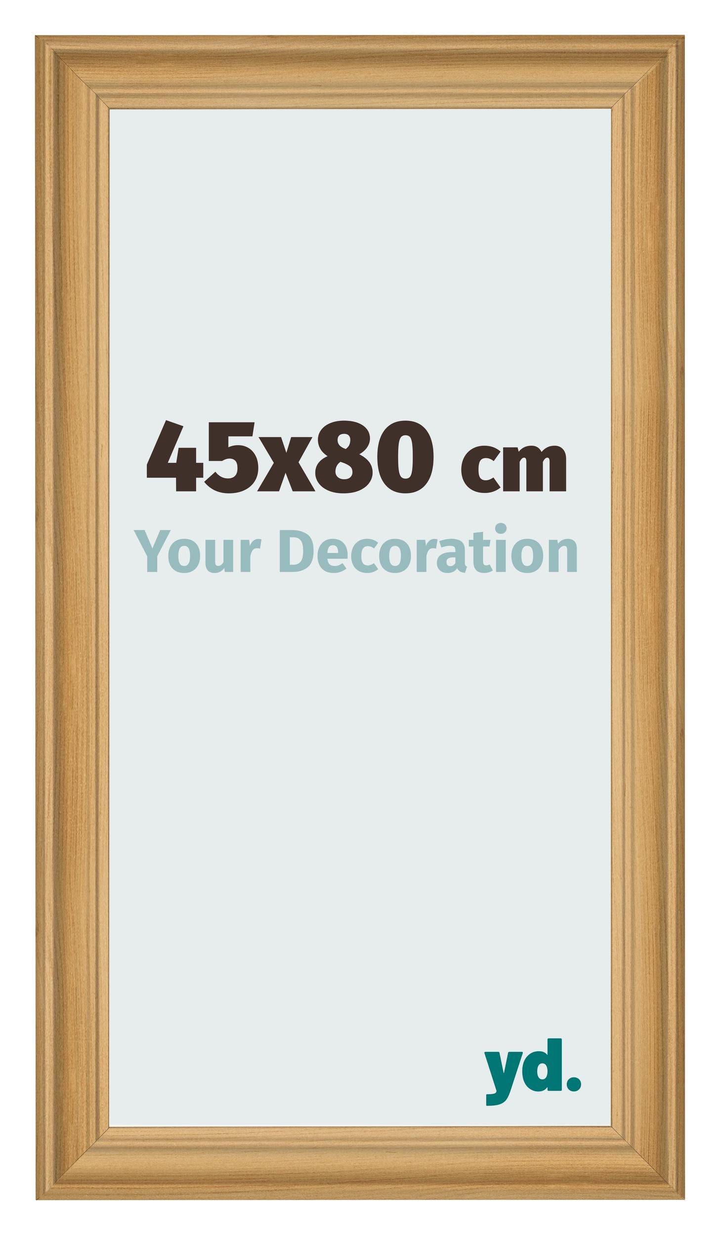 Photo Frame 45x80cm Pine Woodgrain MDF Lazio Front Size | Yourdecoration.com