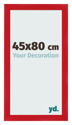 Photo Frame 45x80cm Red MDF Pisa Front Size | Yourdecoration.com