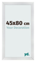 Photo Frame 45x80cm Silver Black Swept MDF Pisa Front Size | Yourdecoration.com