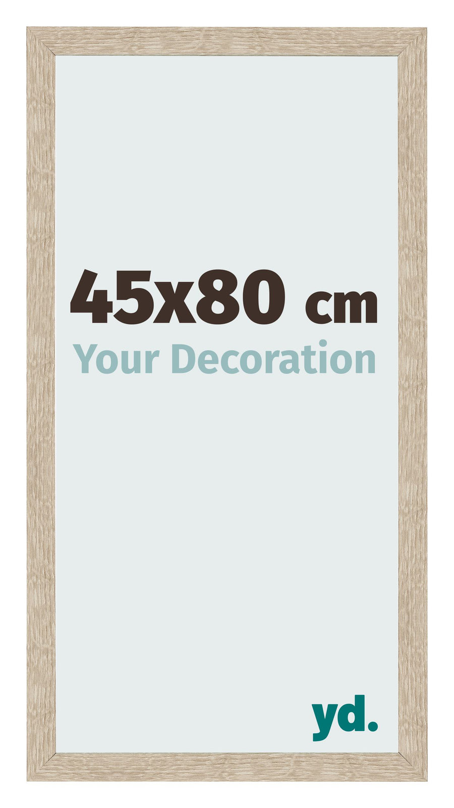 Photo Frame 45x80cm Sonoma Oak MDF Bologna Front Size | Yourdecoration.com