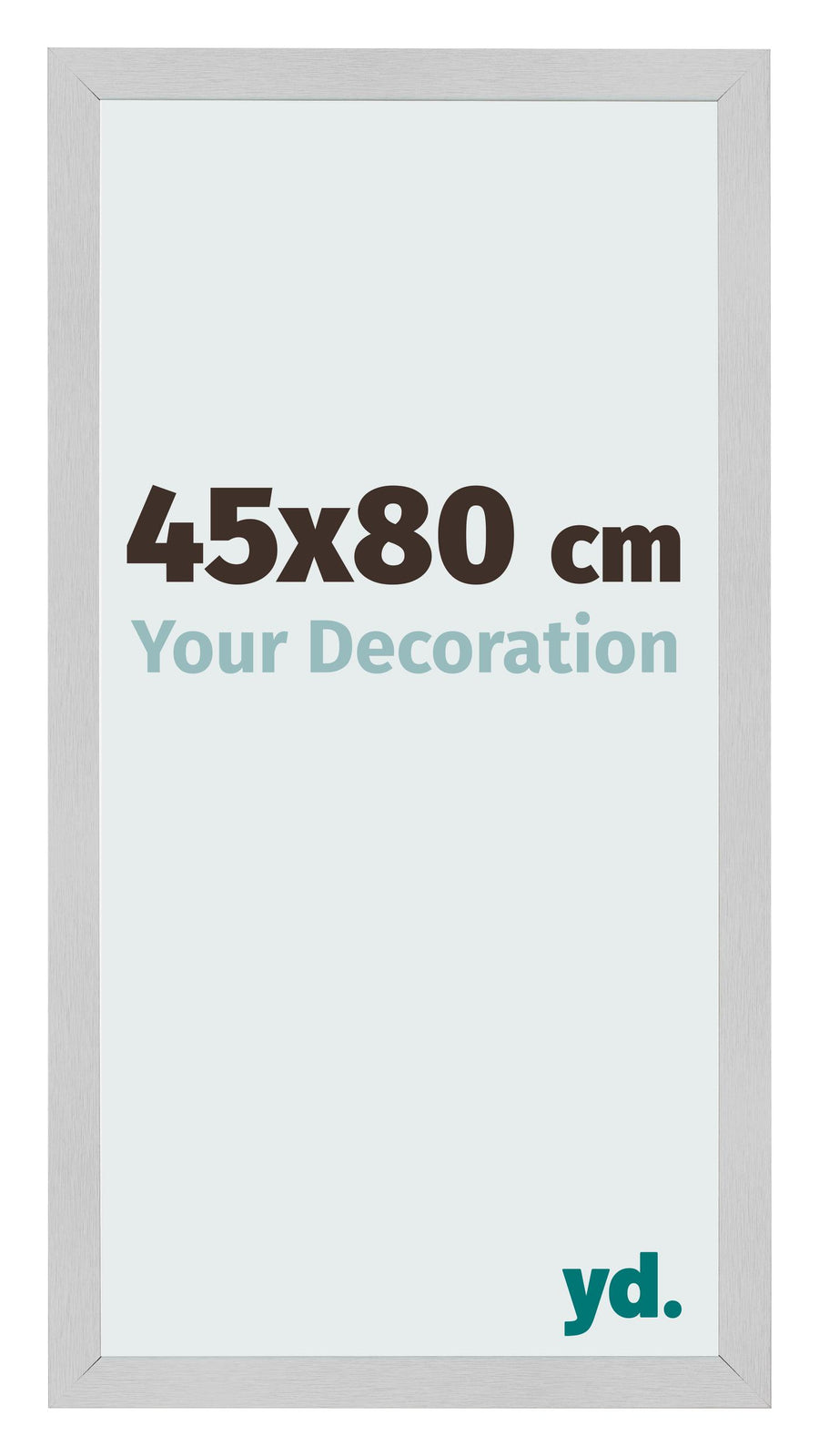 Photo Frame 45x80cm Stainless Steel MDF Bologna Front Size | Yourdecoration.com