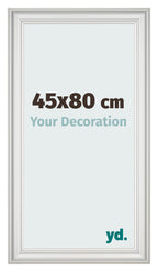 Photo Frame 45x80cm White Swept MDF Lazio Front Size | Yourdecoration.com