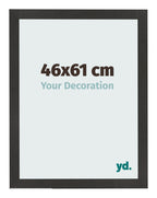 Photo Frame 46x61 cm Black Matte MDF Bologna Front Size | Yourdecoration.com