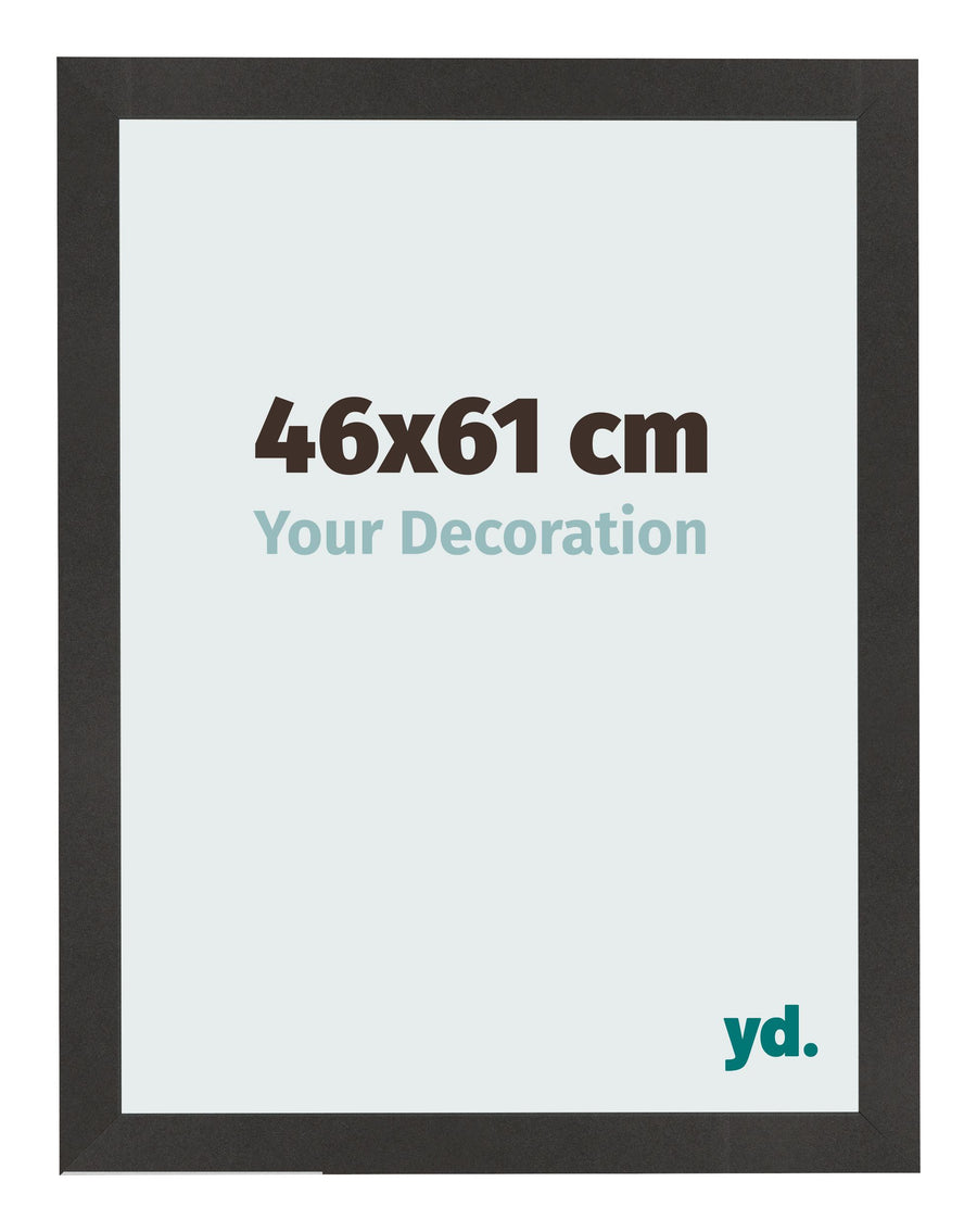 Photo Frame 46x61 cm Black Matte MDF Bologna Front Size | Yourdecoration.com