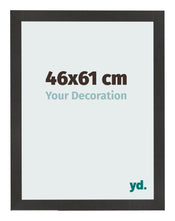 Photo Frame 46x61 cm Black Matte MDF Bologna Front Size | Yourdecoration.com