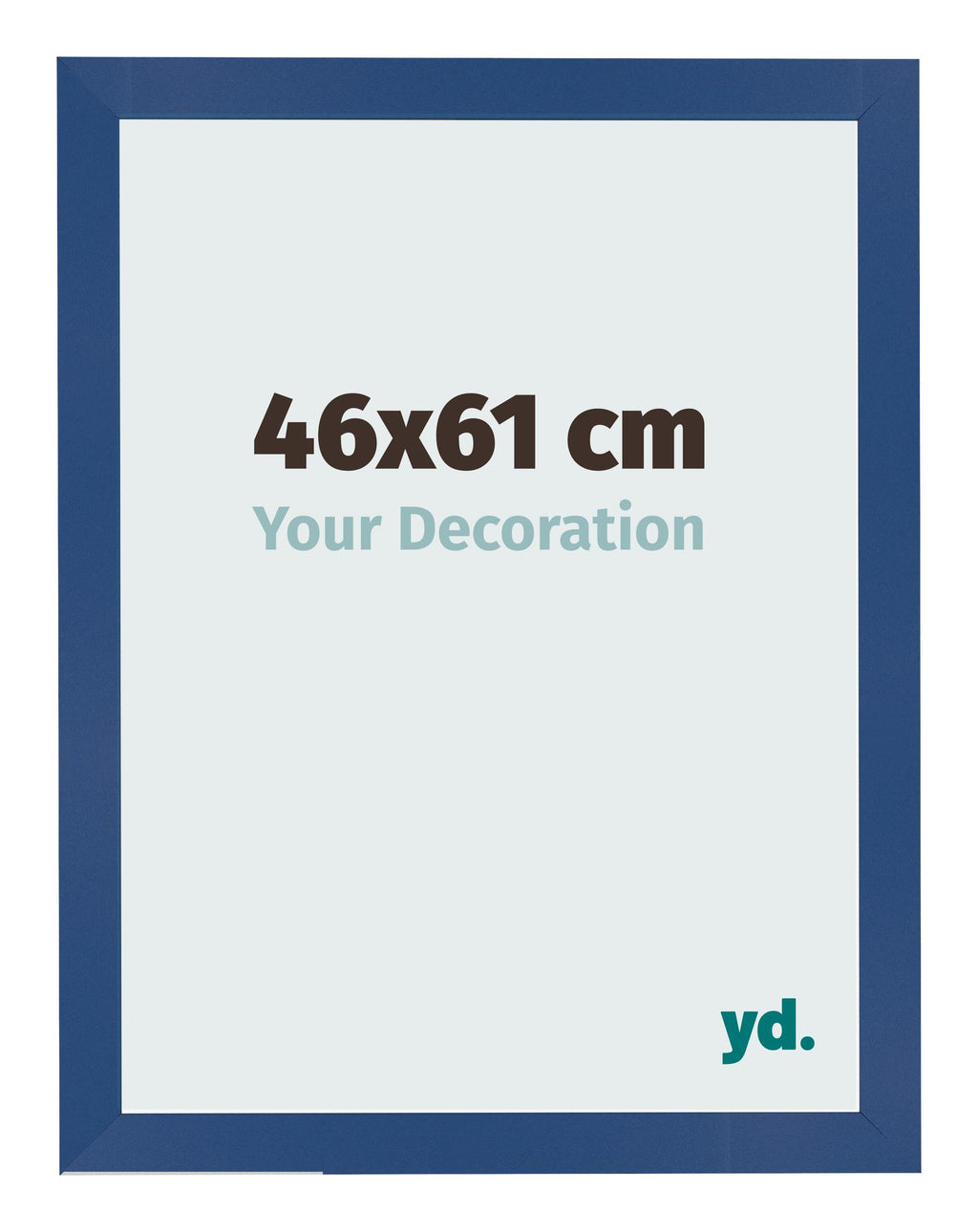 Photo Frame 46x61 cm Dark Blue MDF Bologna Front Size | Yourdecoration.com
