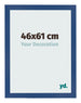 Photo Frame 46x61 cm Dark Blue MDF Bologna Front Size | Yourdecoration.com