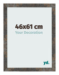 Photo Frame 46x61 cm Oxidized Metal MDF Bologna Front Size | Yourdecoration.com