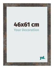 Photo Frame 46x61 cm Oxidized Metal MDF Bologna Front Size | Yourdecoration.com