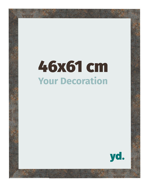 Photo Frame 46x61 cm Oxidized Metal MDF Bologna Front Size | Yourdecoration.com