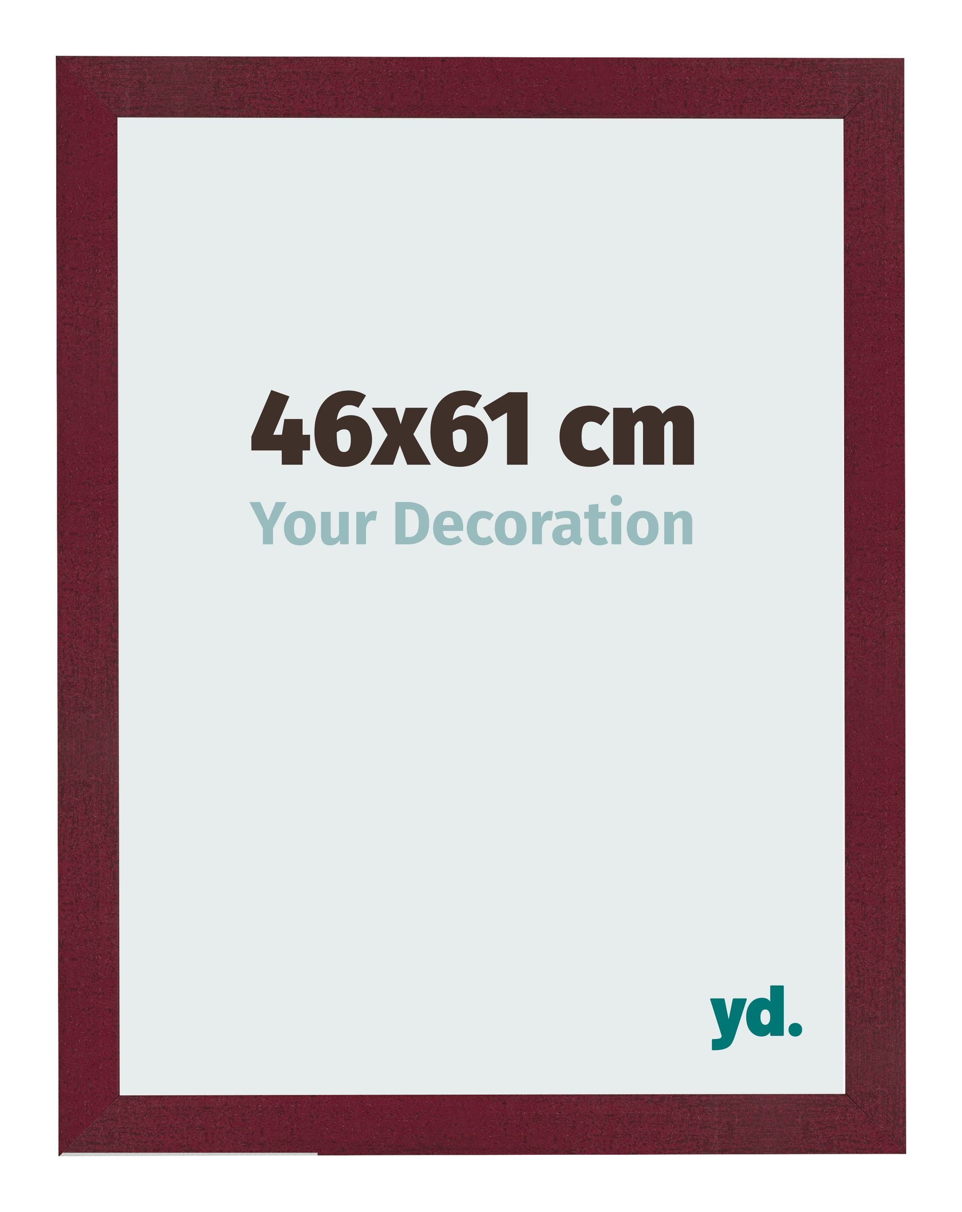 Photo Frame 46x61 cm Wine Red Swept MDF Bologna Front Size | Yourdecoration.com