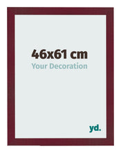 Photo Frame 46x61 cm Wine Red Swept MDF Bologna Front Size | Yourdecoration.com