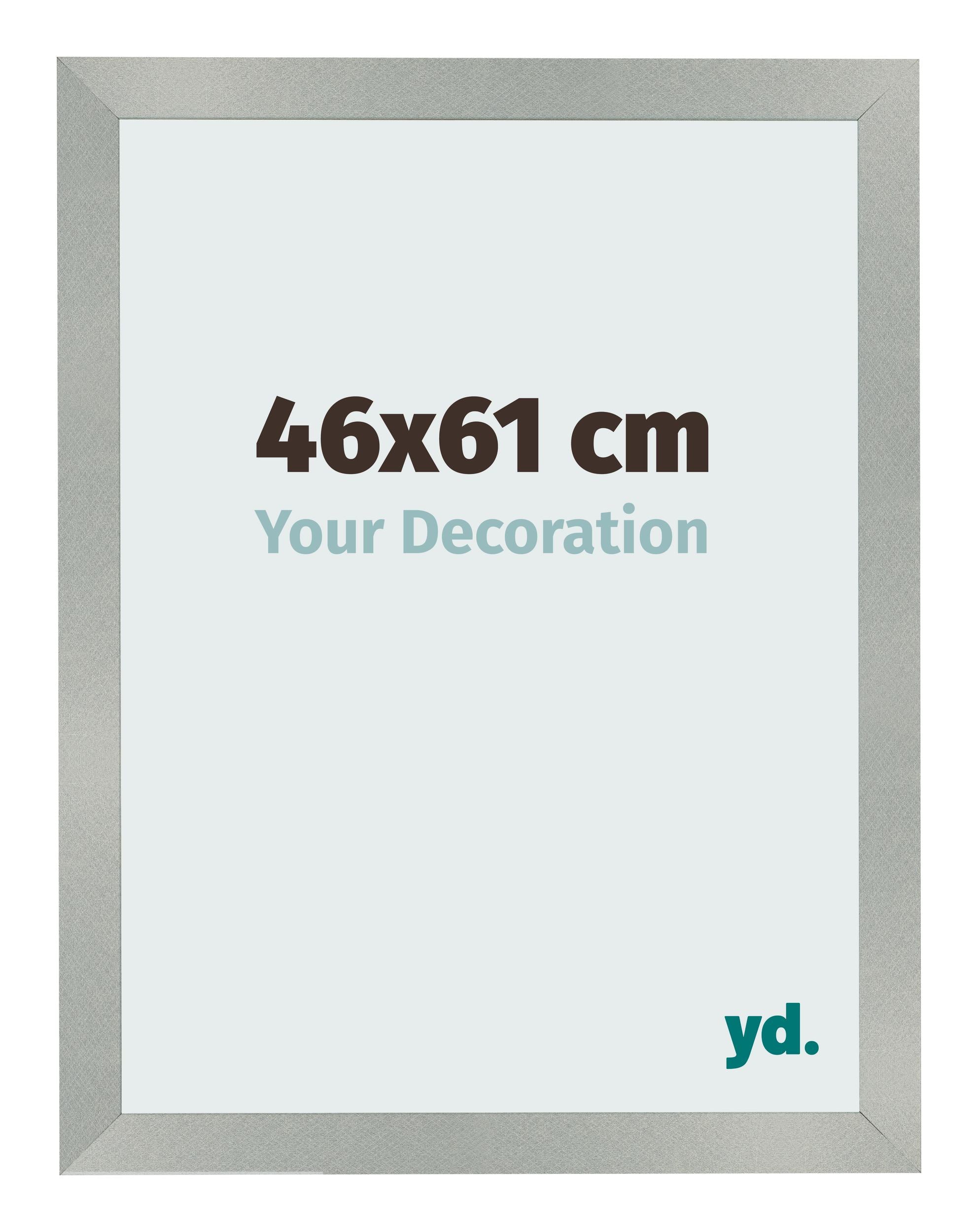 Photo Frame 46x61cm Aluminum Brushed MDF Bologna Front Size | Yourdecoration.com
