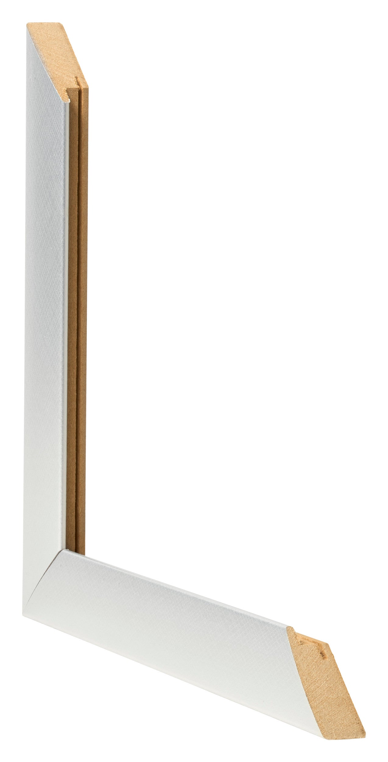 Photo Frame 46x61cm Aluminum Brushed MDF Pisa Detail Intersection | Yourdecoration.com
