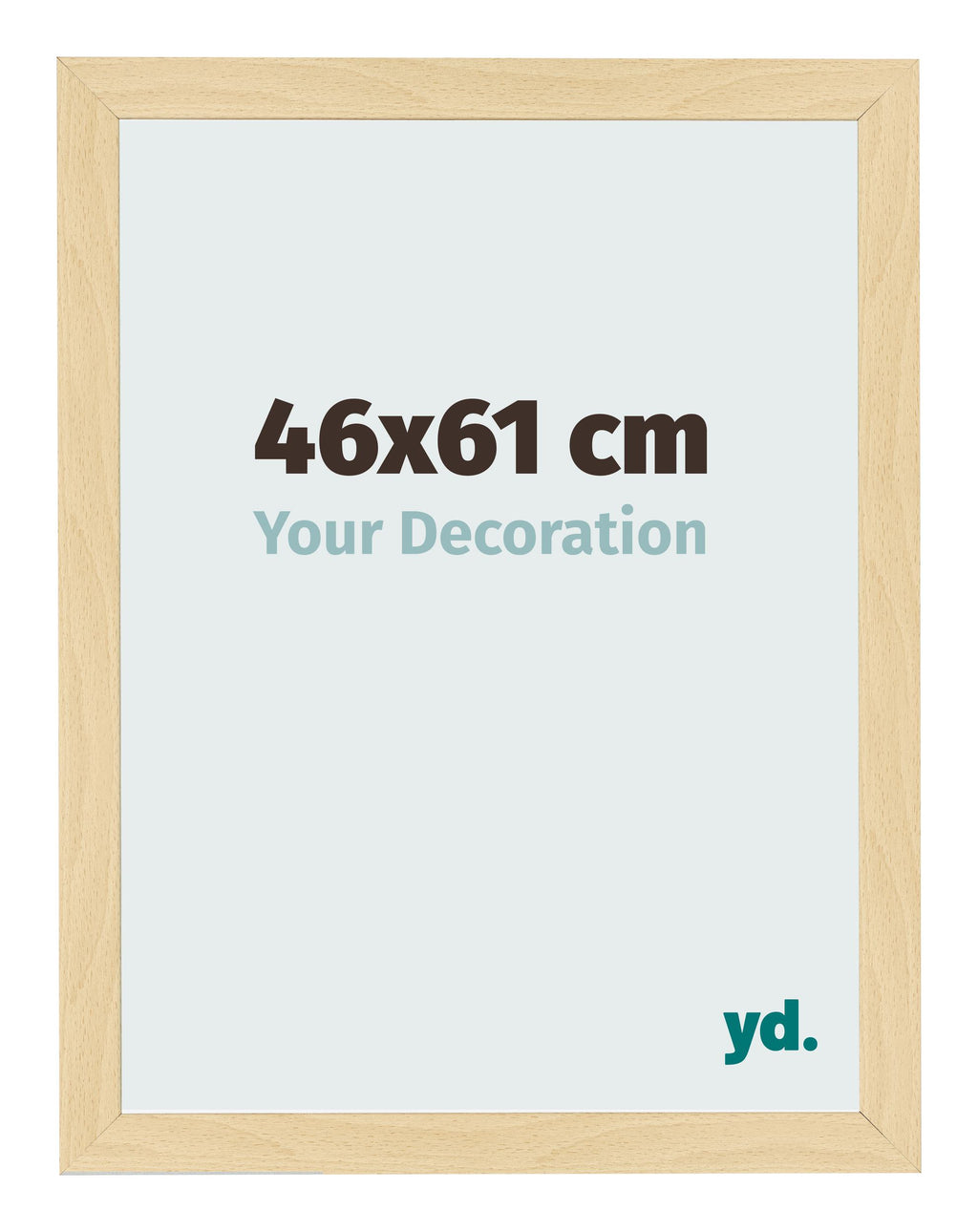 Photo Frame 46x61cm Beech Design MDF Bologna Front Size | Yourdecoration.com