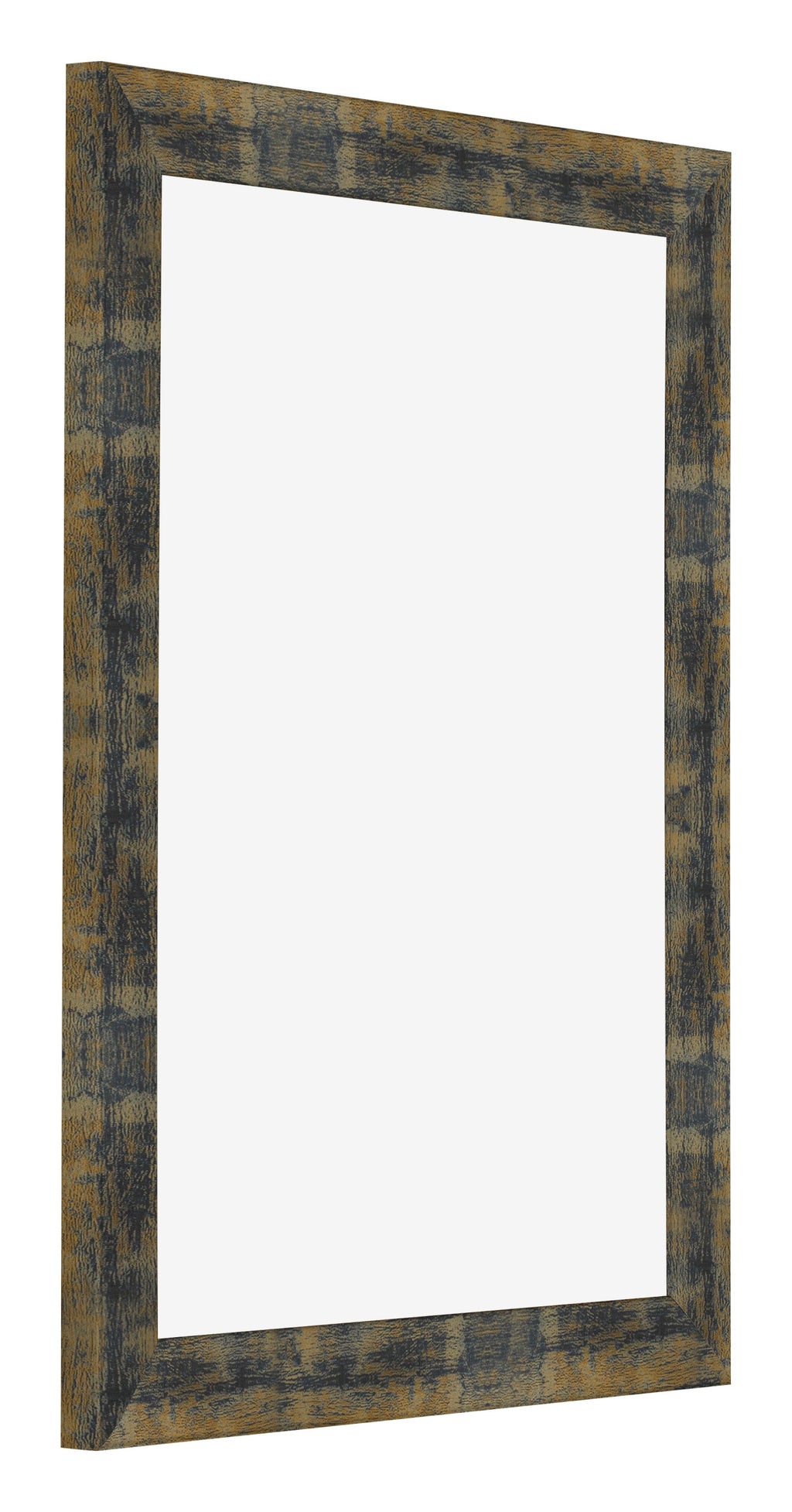 Photo Frame 46x61cm Blue Gold Melange MDF Pisa Front Oblique | Yourdecoration.com