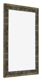 Photo Frame 46x61cm Blue Gold Melange MDF Pisa Front Oblique | Yourdecoration.com