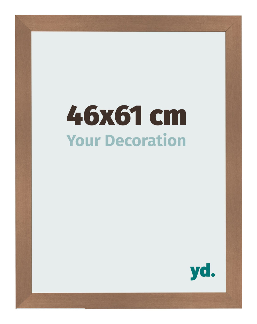 Photo Frame 46x61cm Copper Design MDF Bologna Front Size | Yourdecoration.com