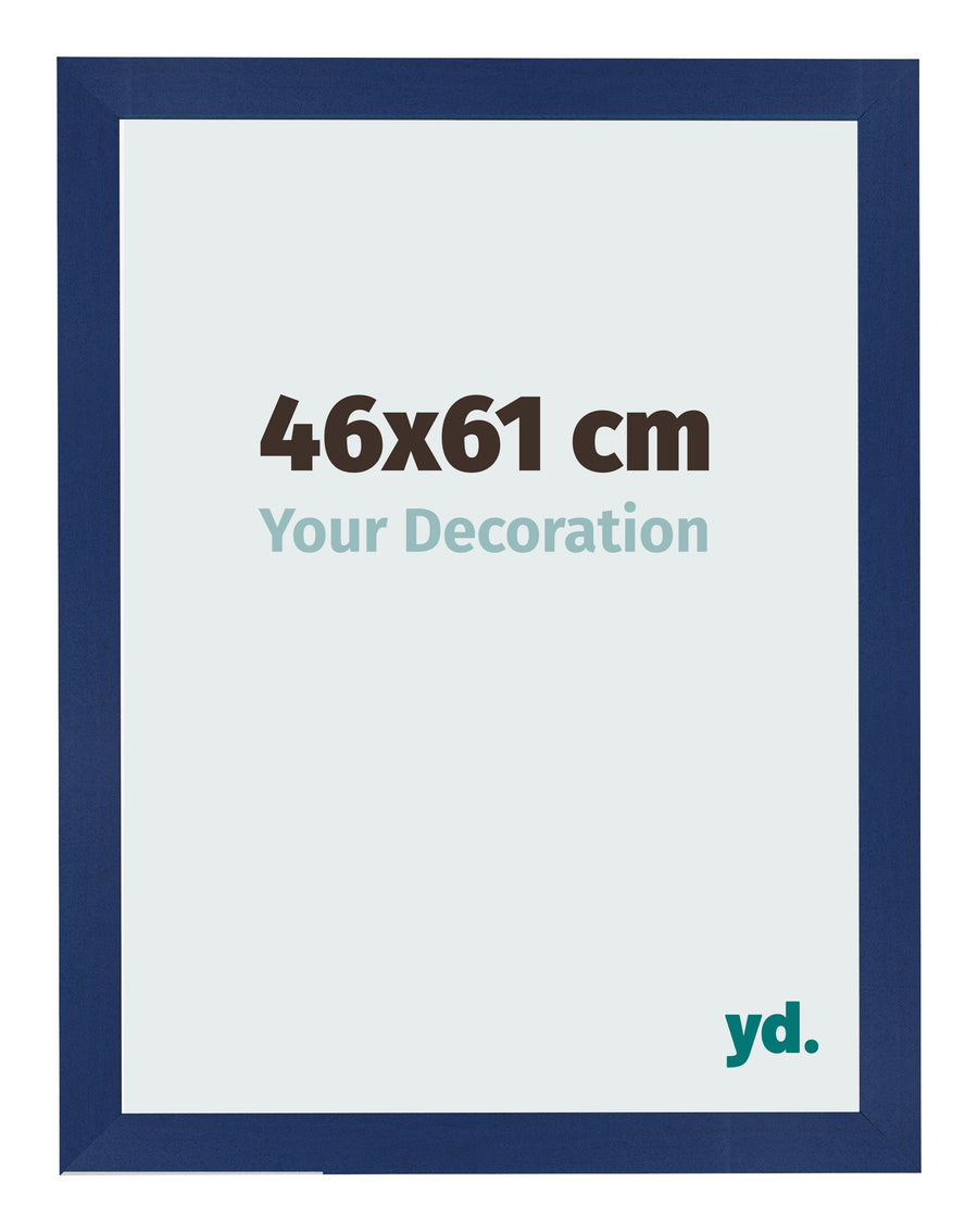 Photo Frame 46x61cm Dark Blue Swept MDF Bologna Front Size | Yourdecoration.com