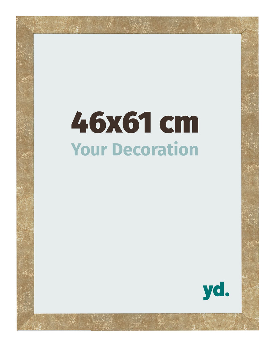 Photo Frame 46x61cm Gold Antique MDF Bologna Front Size | Yourdecoration.com