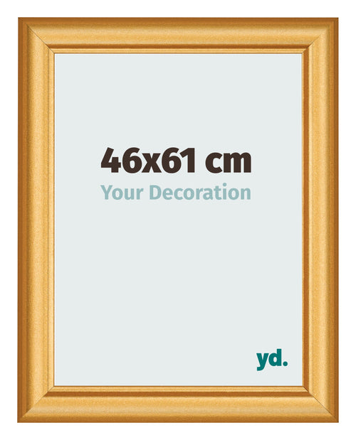 Photo Frame 46x61cm Gold Matte MDF Lazio Front Size | Yourdecoration.com