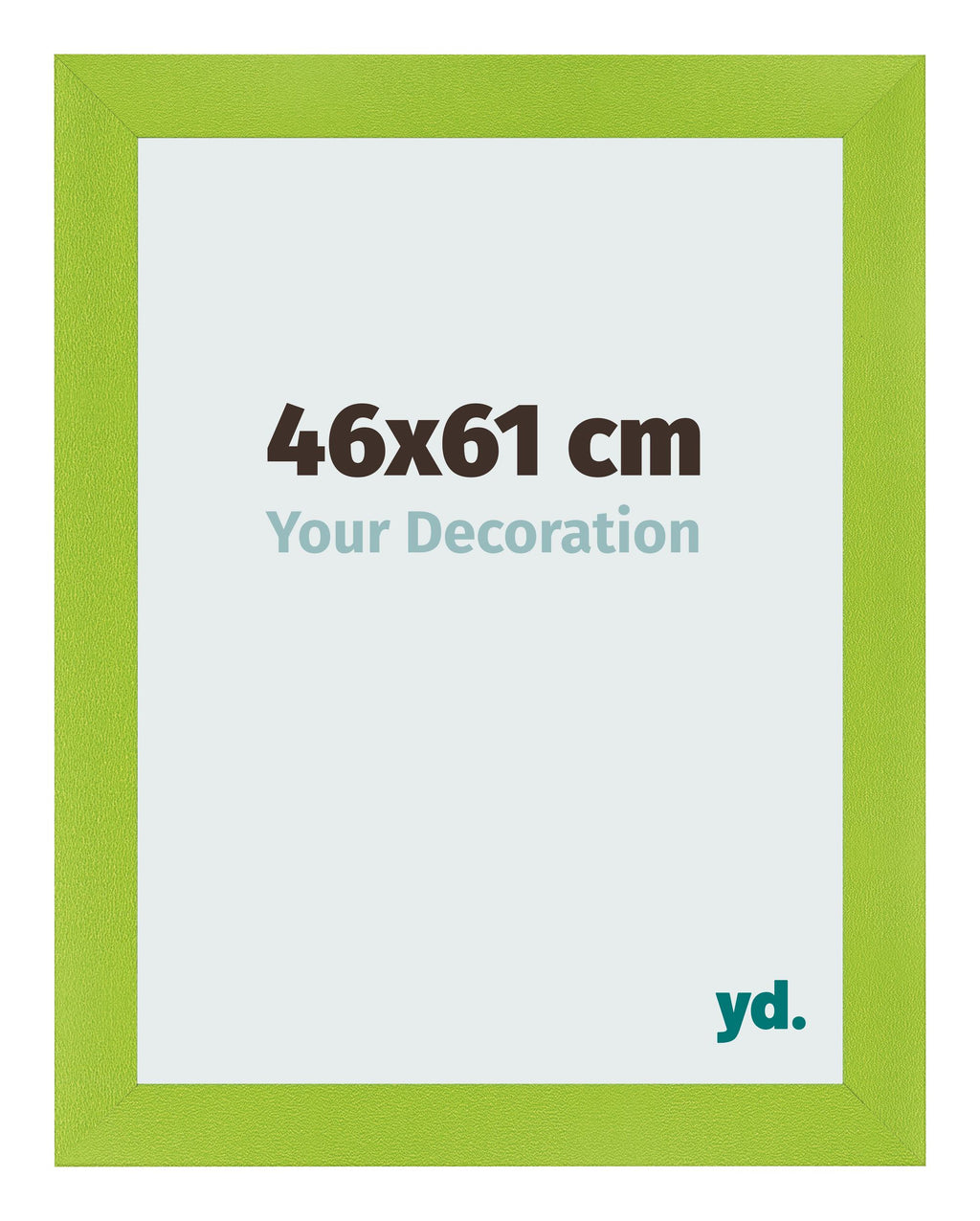 Photo Frame 46x61cm Green MDF Pisa Front Size | Yourdecoration.com