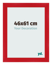 Photo Frame 46x61cm Red MDF Pisa Front Size | Yourdecoration.com