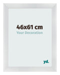 Photo Frame 46x61cm Silver Black Swept MDF Pisa Front Size | Yourdecoration.com