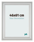 Photo Frame 46x61cm Silver Matte MDF Lazio Front Size | Yourdecoration.com