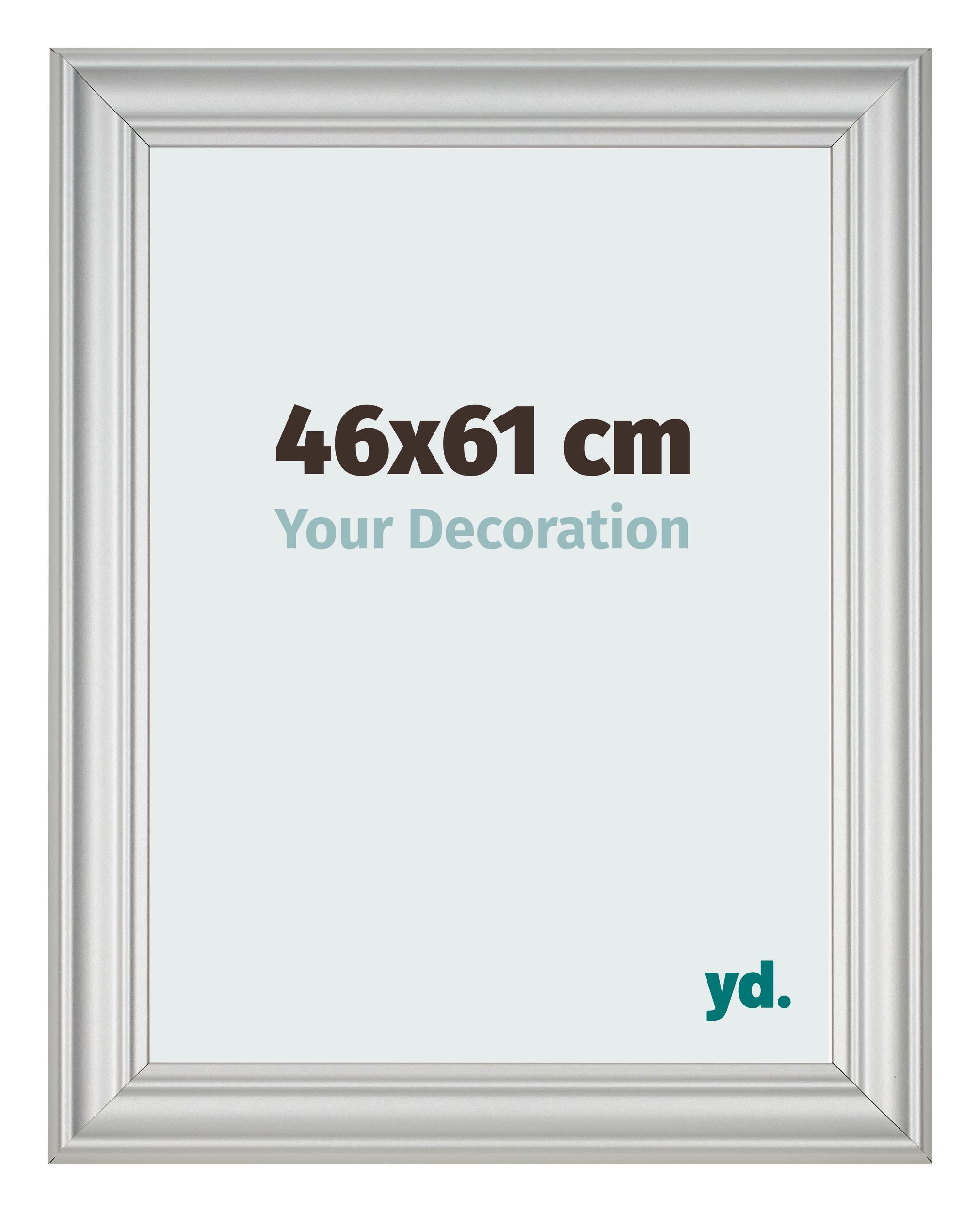Photo Frame 46x61cm Silver Matte MDF Lazio Front Size | Yourdecoration.com