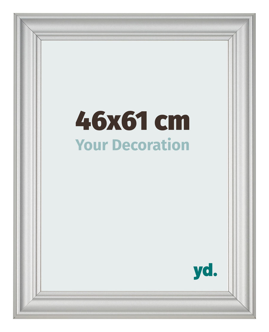 Photo Frame 46x61cm Silver Matte MDF Lazio Front Size | Yourdecoration.com