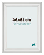 Photo Frame 46x61cm White Swept MDF Lazio Front Size | Yourdecoration.com