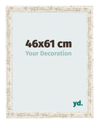 Photo Frame 46x61cm White Vintage MDF Bologna Front Size | Yourdecoration.com