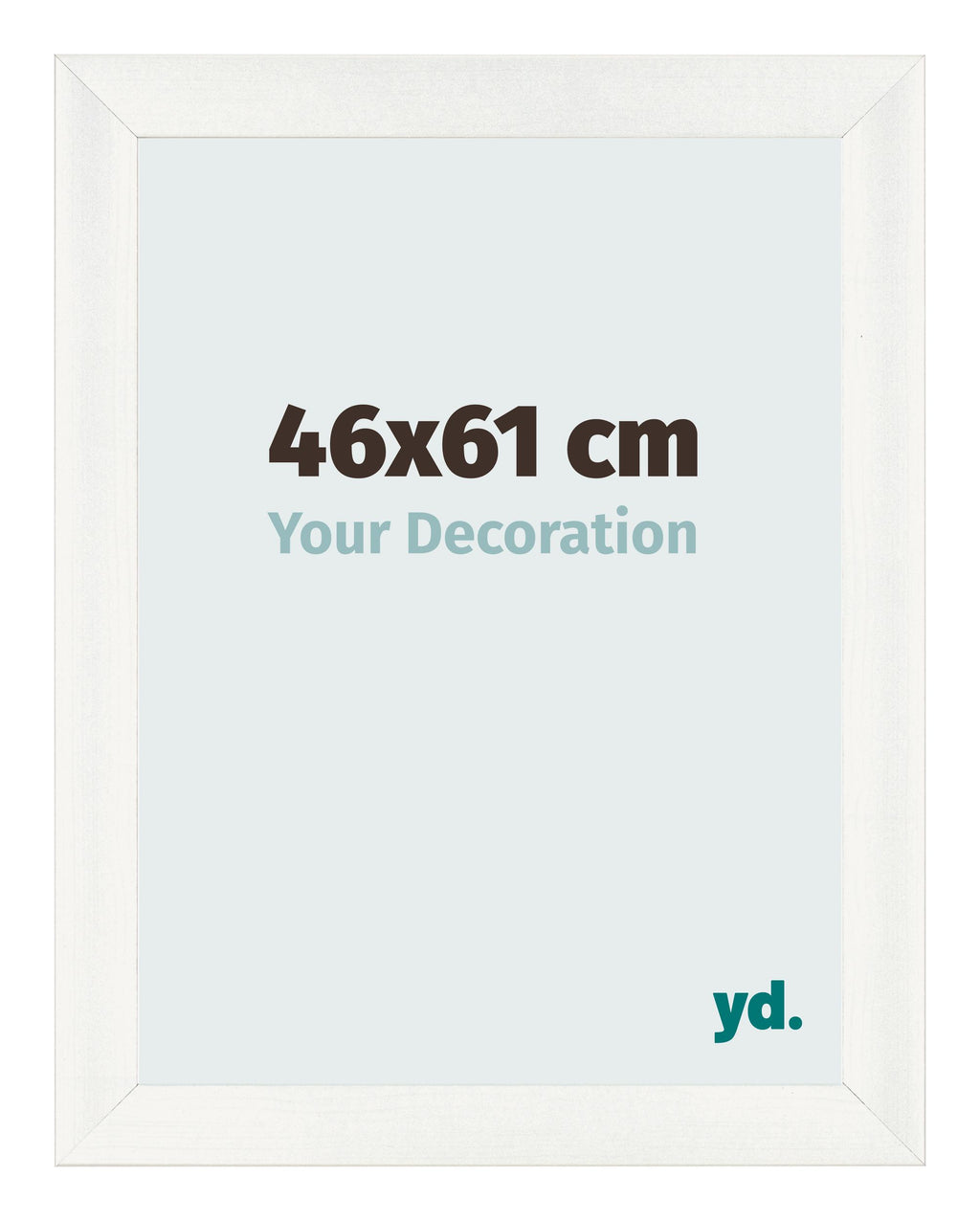 Photo Frame 46x61cm White Vintage MDF Pisa Front Size | Yourdecoration.com
