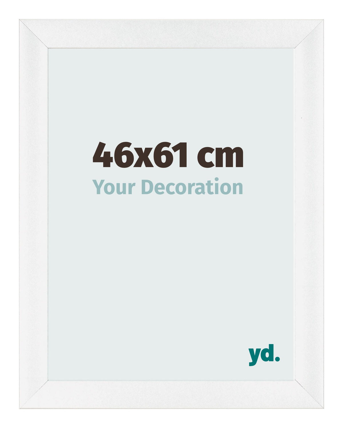 Photo Frame 46x61cm White Vintage MDF Pisa Front Size | Yourdecoration.com